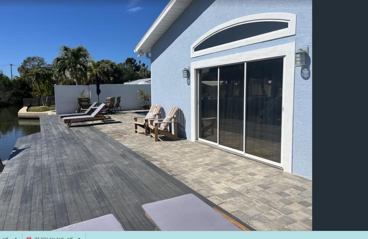 Pool/Waterfront Home 5 Min Walk To Siesta Key Village And Beach المظهر الخارجي الصورة